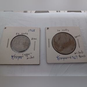 1968 Kenya 50 Cents Coin